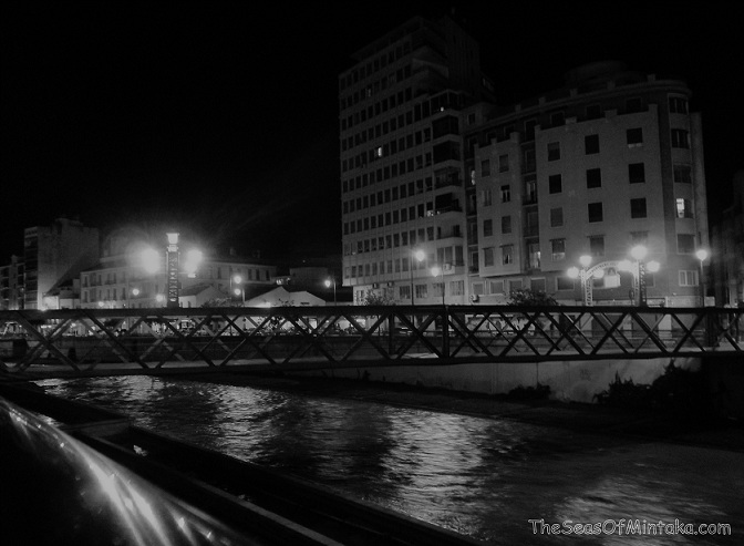 Lights on the River in Malaga