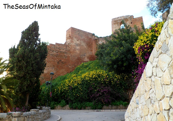 Walls of the Alcazaba Malaga