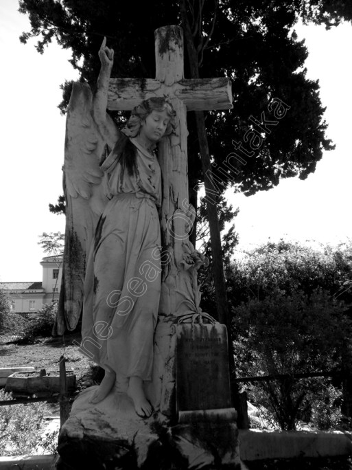 Angel Tombstone English Cemetery Malaga
