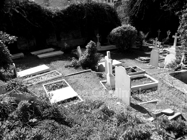 Tombstones in the English Cemetery Malaga