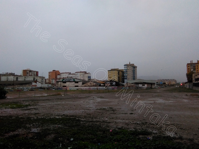 Malaga Neighbourhood in the Rain